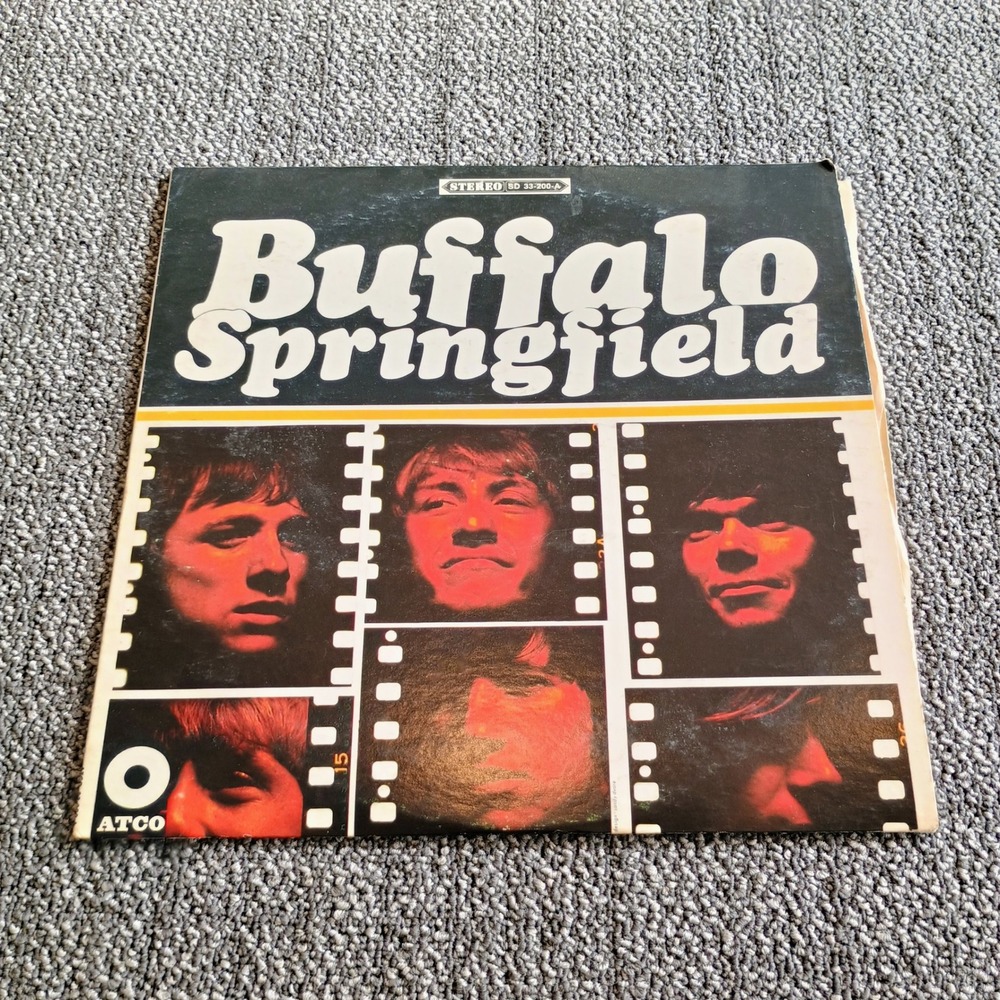Buffalo Springfield Self Titled Vinyl LP ATCO SD 33-200-A Stereo